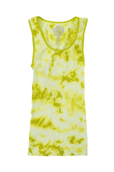 Single Color Tie Dye Tank Top