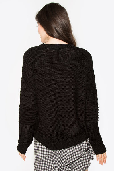 Lila Pleated Sweater