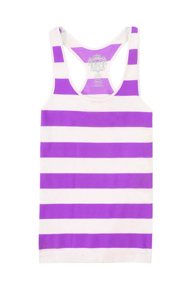 Striped Racerback Tank Top