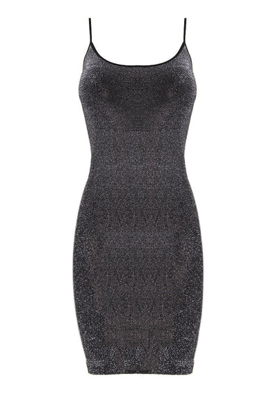 Lurex Spaghetti Strap Dress