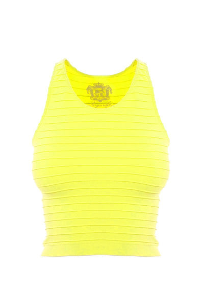 Seamless Ribbed Cropped Tank