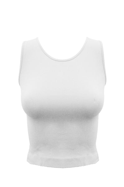 Solid Longer Cropped Tank