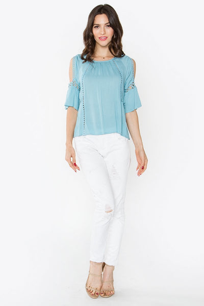Emmy Cold Shoulder Top