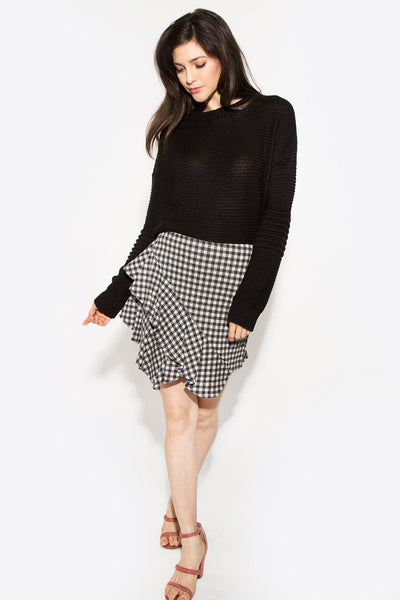 Lila Pleated Sweater