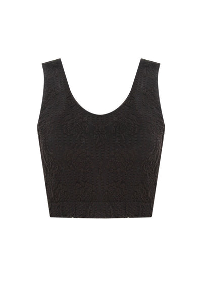 Sleeveless Scoop Neckline Tank Top