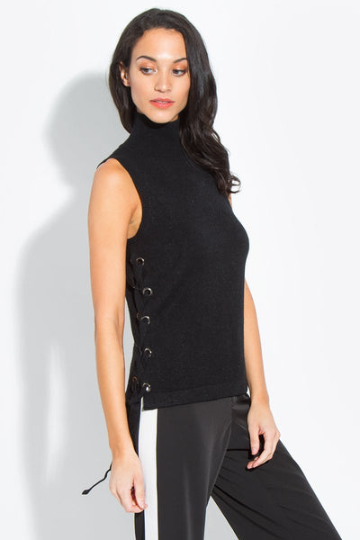Samson Lace-Up Sweater