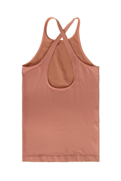 Cross Back Sleeveless Top