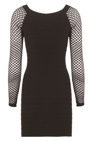 Mesh L/S Seamless Dress