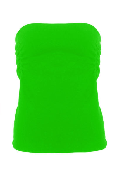 Cinched Strapless Seamless Top