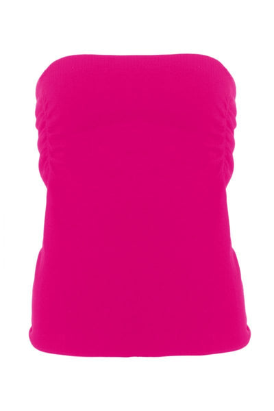 Cinched Strapless Seamless Top