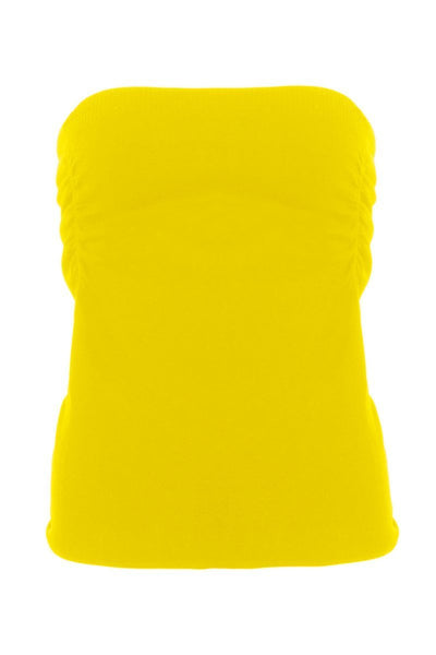 Cinched Strapless Seamless Top