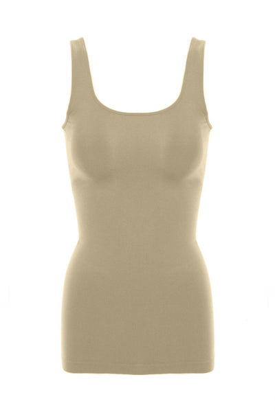 Seamless Scoop Neck Tank Top