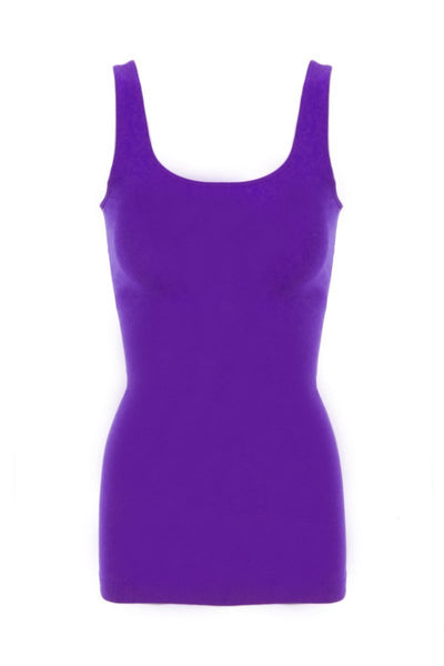 Seamless Scoop Neck Tank Top