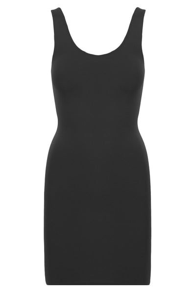 Scoop Neck Seamless Tunic Dress