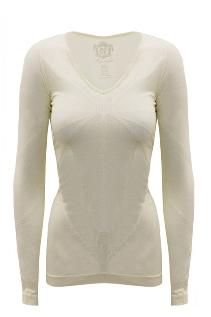 Segmented Long Sleeve Top