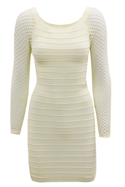 Mesh L/S Seamless Dress