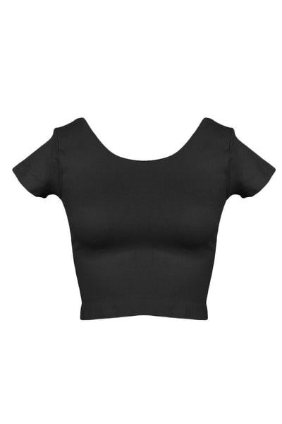 Cap Sleeve Crop Top