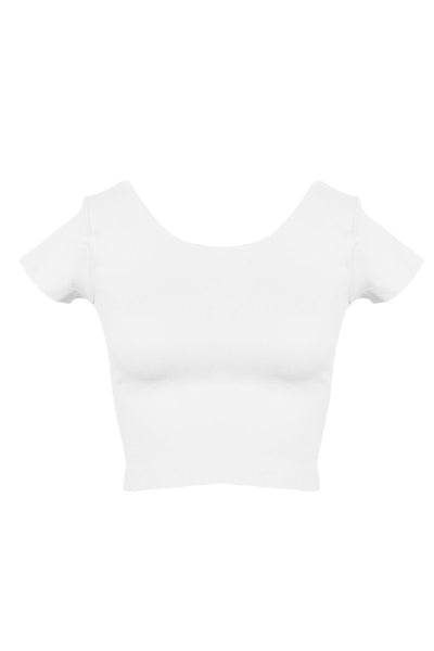 Cap Sleeve Crop Top