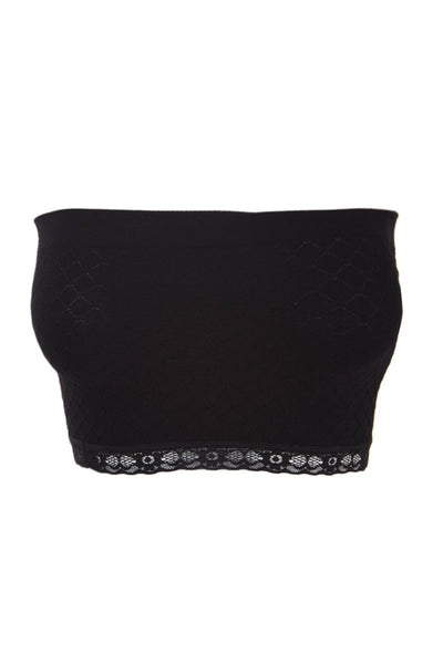 Textured Lace Bandeau