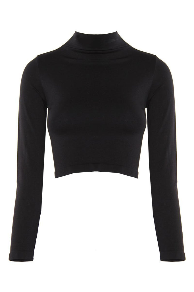 High Neck Long Sleeve Top