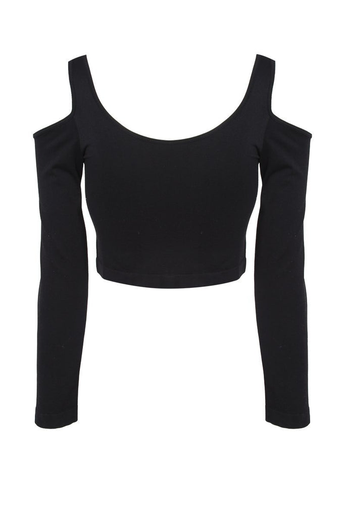 Cold Shoulder Long Sleeve Top