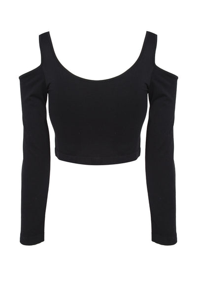 Cold Shoulder Long Sleeve Top