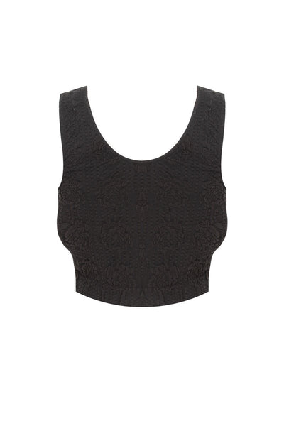 Sleeveless Scoop Neckline Tank Top