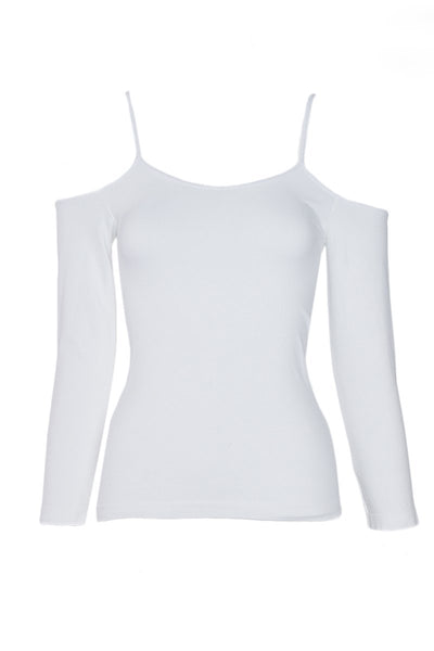 Seamless Cold Shoulder Top