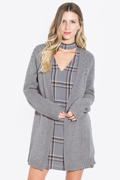 Chasse Eyelet Detail Cardigan